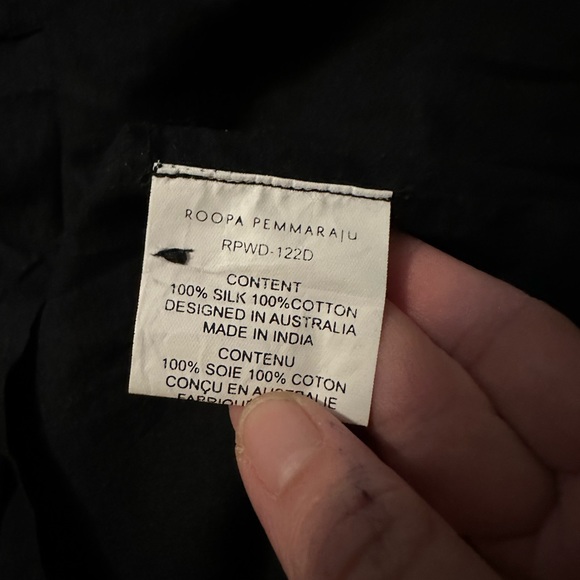 ANTHROPOLOGIE Roopa Pemmaraju Petra Silk Shift Dress Size 0 - Picture 6 of 6